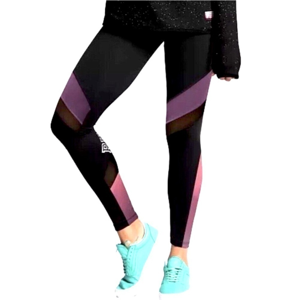 Pink Victoria's Secret Breathable high
waist breathable sweat wicking leggings
